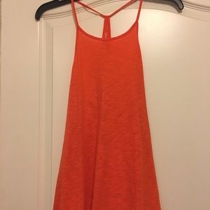 Orange tank top size large
